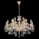 Подвесная люстра Crystal Lux MONICA SP10+5 GOLD. 