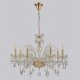 Подвесная люстра Crystal Lux MONICA SP8 GOLD. 