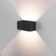 Уличный настенный светодиодный светильник Elektrostandard Winner 35137/W черный a057136. 