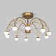 Потолочная светодиодная люстра Eurosvet Ragno 90031/10 LED золото. 