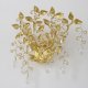 Настенный светильник Crystal Lux Eden AP2 Gold. 