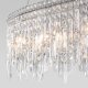 Подвесная люстра Eurosvet Blitz 60159/10 хром/ прозрачный хрусталь Strotskis Smart. 
