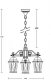 Уличный светильник подвесной Oasis Light ASTORIA 2M 91470M/3 Gw ромб. 
