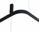 Подвесной светодиодный светильник Italline IT013-6031 black 3000K. 