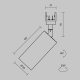 Трековый светильник Maytoni Focus O-TR01-1-S-16WB3K. 