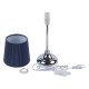 Настольная лампа Uniel UML-B309 E14 Chrome/Dark Blue UL-00012426. 