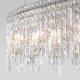 Подвесная люстра Eurosvet Blitz 60159/10 хром/ прозрачный хрусталь Strotskis Smart. 