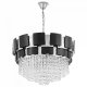Подвесная люстра Lumina Deco Molina LDP 7045-600 BK+CHR. 
