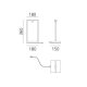 Интерьерная настольная лампа Artemide Curiosity 0175010A. 