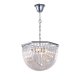 Подвесная люстра DeLight Collection Murano Glass KR0116P-5R/A chrome. 