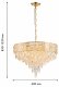 Подвесная люстра Favourite Elysium 4720-12P. 
