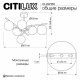 Люстра на штанге Citilux RONNY CL242163. 