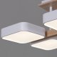 Потолочная люстра Reluce 03359-0.3-06 WH+WOOD. 