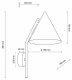 Бра TK Lighting Cono 11087 CONO BRICK. 