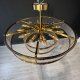 Люстра на штанге Imperiumloft RH Marais Round Chandelier D80 40,2668. 