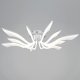 Потолочная люстра Reluce 35390-0.3-6+6 white. 