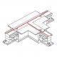 Коннектор T-образный правый 2 Nowodvorski Ctls Power 8681. 