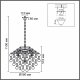 Подвесная люстра Lumion Shella 8386/6. 