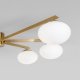 Потолочная люстра Eurosvet Opaline 70220/6 латунь Smart. 