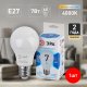 Лампа светодиодная Эра Стандарт E27 7Вт 4000K LED A60-7W-840-E27. 
