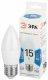 Лампа светодиодная Эра Стандарт E27 15Вт 4000K LED B35-15W-840-E27. 