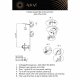 Настенный светильник Aployt Tereze APL.074.01.02. 
