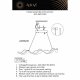 Подвесной светильник Aployt Viven APL.080.13.50. 