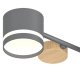 Потолочная люстра Reluce 68730-0.3-08 GX53 GREY+WOOD. 