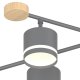 Потолочная люстра Reluce 78730-0.3-06 GX53 GREY+WOOD. 