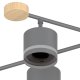 Потолочная люстра Reluce 78730-0.3-06 GX53 GREY+WOOD. 