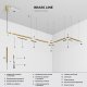 Трековый светильник Elektrostandard Brass Line a071847. 