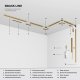 Трековый светильник Elektrostandard Brass Line a071847. 