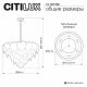 Подвесная люстра Dryad CL305180. 