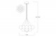 Подвесная люстра Garda Decor Globo 162FL-61919. 