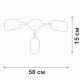 Потолочная люстра  V2558-1/3PL. 