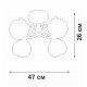 Потолочная люстра  V2564-0/4PL. 