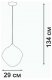 Подвесной светильник Vitaluce V2739 V2739-1/1S. 