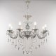 Подвесная люстра Bohemia Ivele Crystal AL7901 AL79101/8/250 B Ni. 