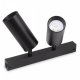 Трековый светильник PLAIN CYLINDER AM590 2X10W 3000K BK. 