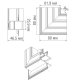 Соединитель L-образный Donolux SPACE-Track system L corner12InB. 