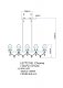 Подвесная люстра Therese LE7721/5L Chrome. 