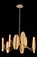 Подвесная люстра Irene LE7900/6+3 Gold. 