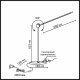 Настольная лампа офисная Odeon Light HIGHTECH 7101/12TLA. 