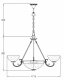 Подвесная люстра Freya Herbert FR2012-PL-06-BZ. 