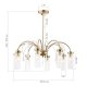 Подвесная люстра ST Luce Luminera SL1401.303.08. 