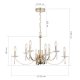 Подвесная люстра ST Luce Elegance SL1405.203.08. 