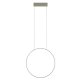 Подвесная люстра Nowodvorski Circolo Led M Silk Oliv E 11401. 