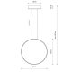 Подвесная люстра Nowodvorski Circolo Led M Black 10861. 