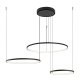 Подвесная люстра Nowodvorski Circolo Led Black 10867. 