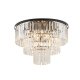Потолочная люстра Nowodvorski Cristal M Black 7627. 